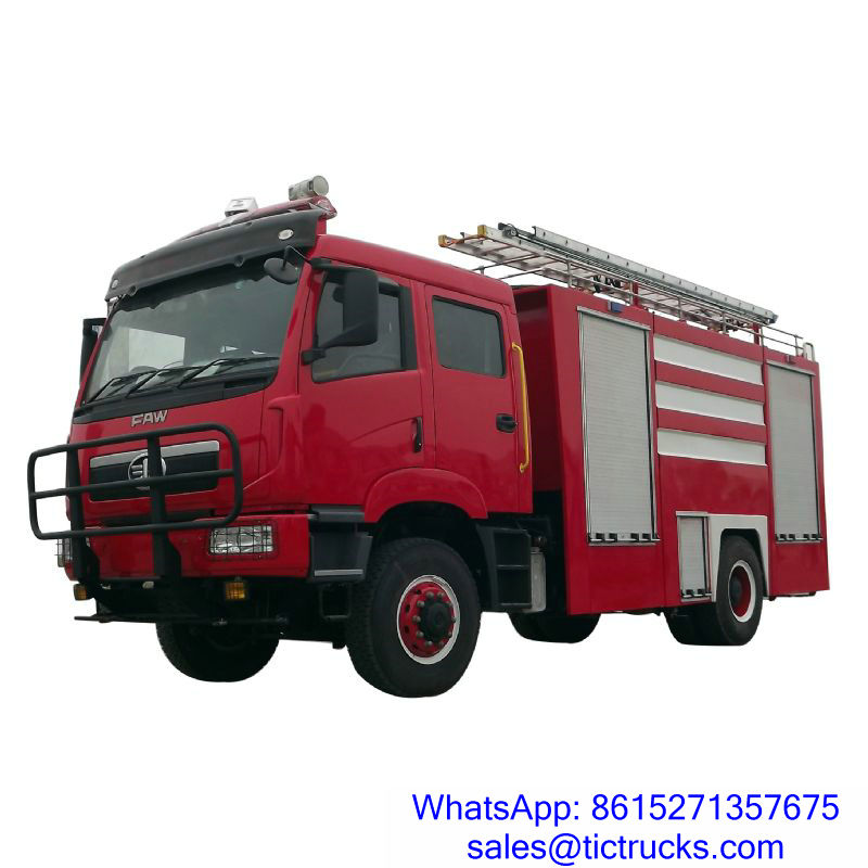 FAW Fire Pump Truck 8000L 260HP