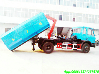 Hook lift truck with 11~12M3 Garbage Bin LHD /RHD