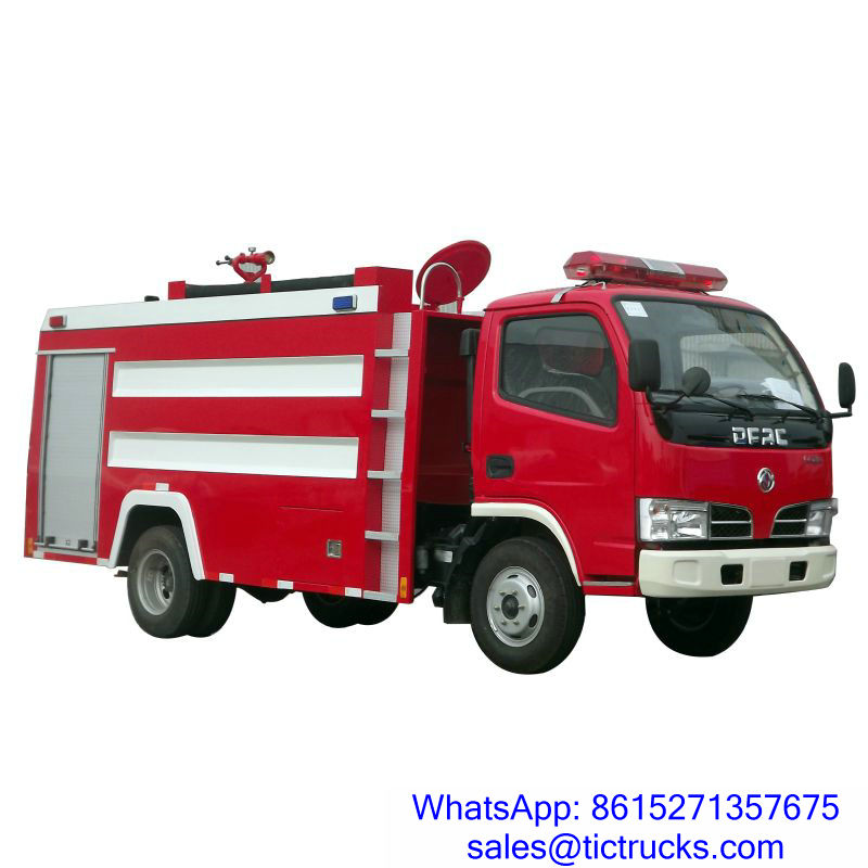2500L 90HP Water Fire Truck DongFeng for sale