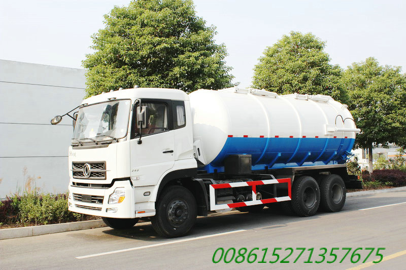 16000L Vacuum Tanker Truck Septik Truck Euro 3 6