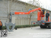 Truck mounted Special Timber Grab on Truck Mounted Crane Delivery Timber, Scrap Metal