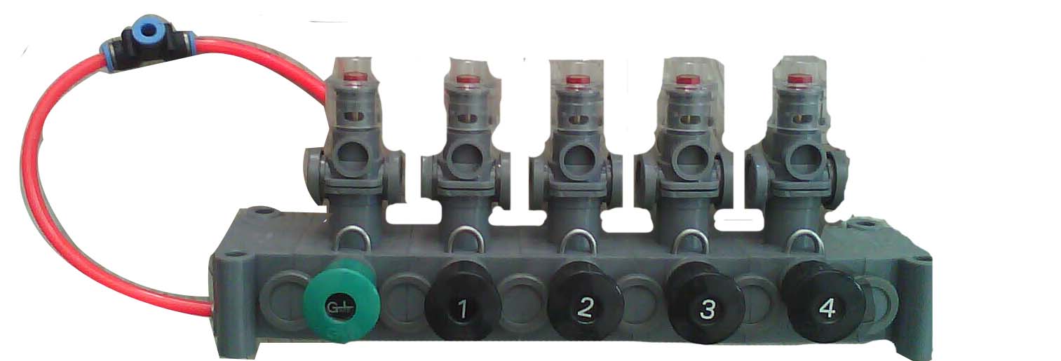 Pneumatic Block QK01-3 、QK01-4、 QK01-5 、QK01-6