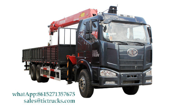 FAW J6 6x4 Truck Mounted Lifting Crane 12tons