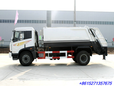 FAW 10~12M3 Trash Compactor Truck