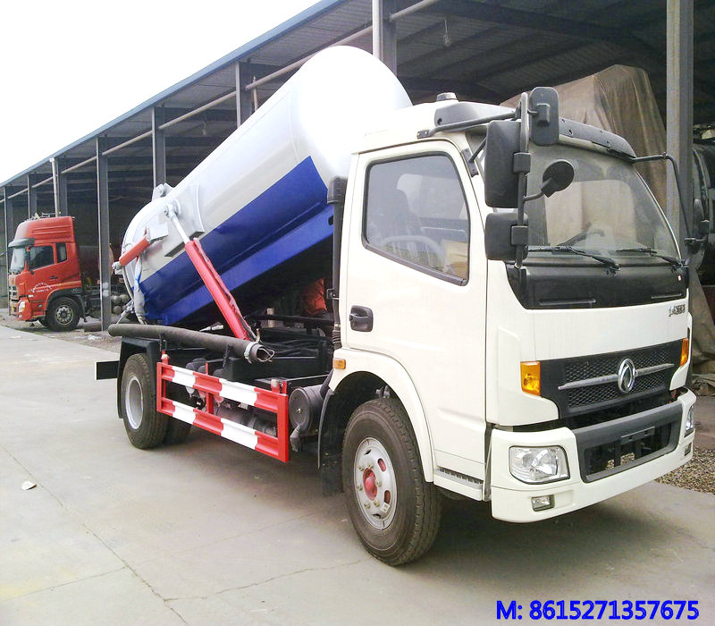 Dongfeng Captain Vacuum Tanker Truck 6000L
