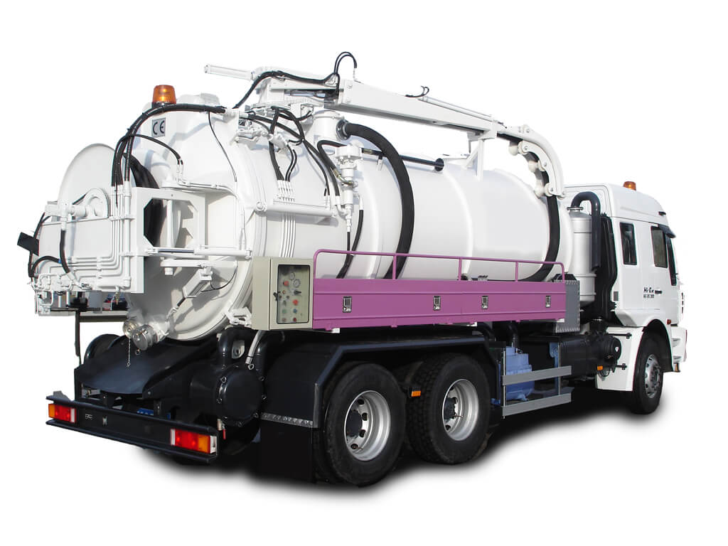 Sino Vacuum Tanker Combined Jetting & Sewage Trucks 14m3