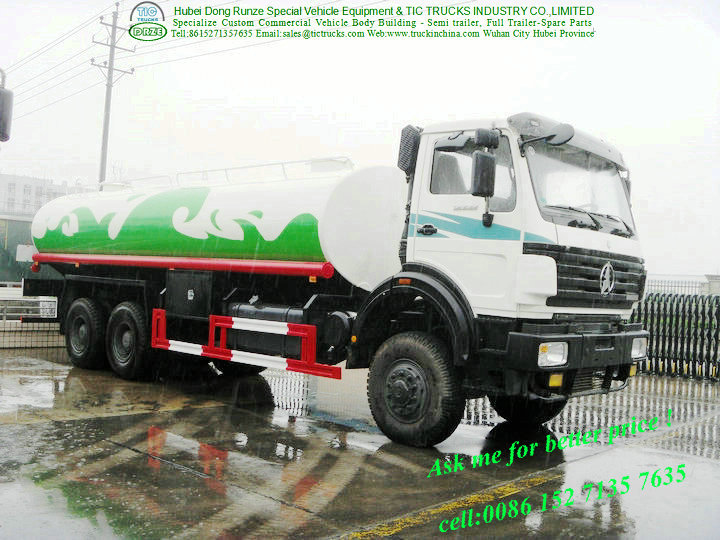 Beiben 6x6 Chassis Off Road Water Tanker <Custom LHD RHD>