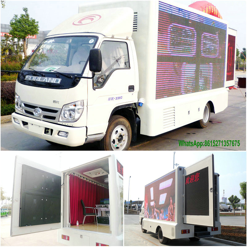 Foton 4*2 Mini Mobile Advertising LED Truck
