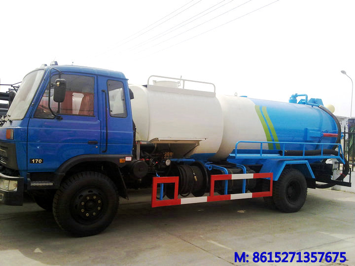 Dongfeng EQ Vacuum Tanker Truck Combined Jetting