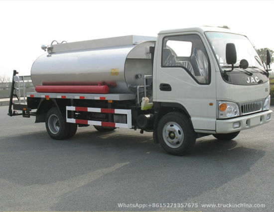JAC 6-16 Ton Intelligent Asphalt Distributor Truck Spraying Nozzles 24-30 Nos (Asphalt Emulsion Tank 8000-16000L Insulated Spray Bitumen 4-6 meters)