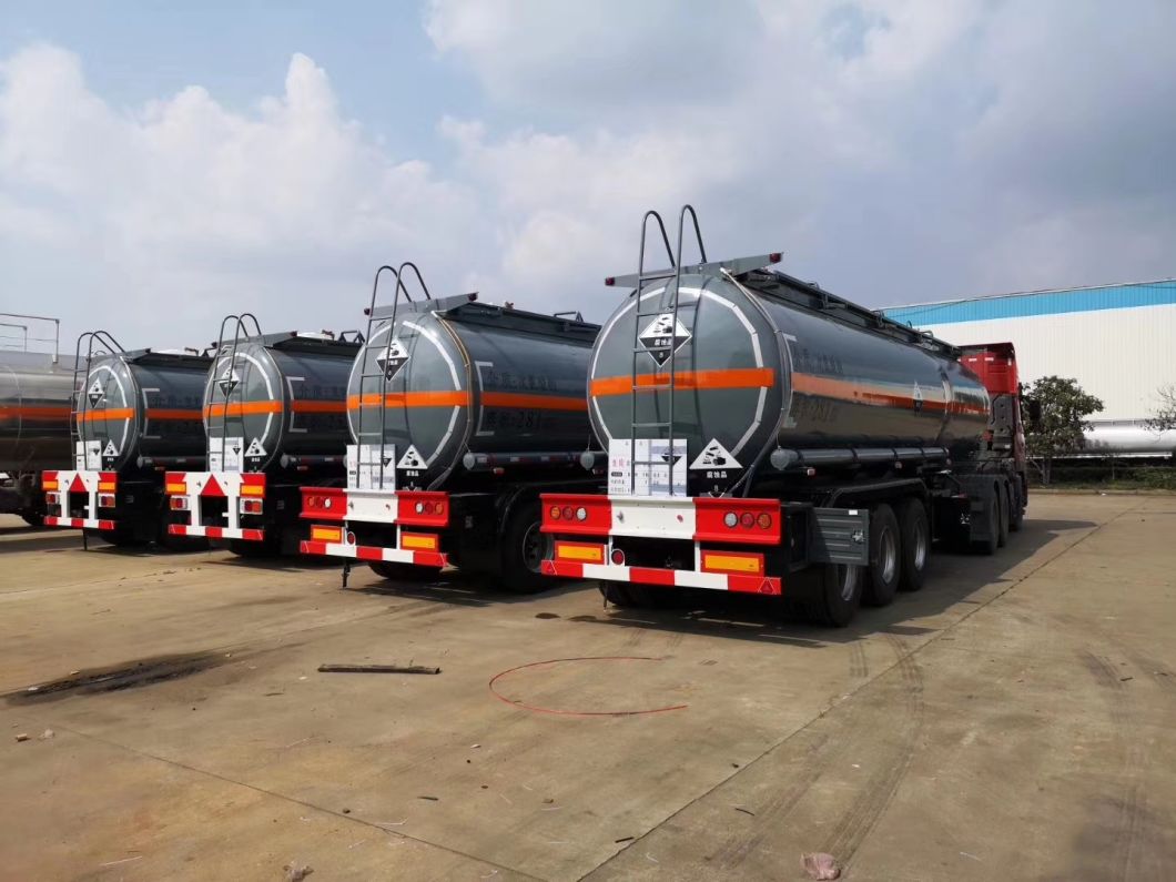 Wholesale Axles Acid Tank Trailer For Sodium Hypochlorite Transport