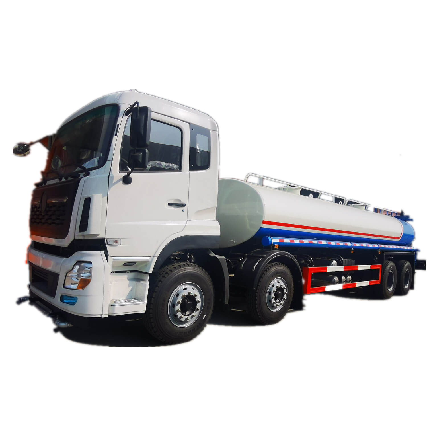 Dongfeng 5000 -6000 gallon Water Tank Truck with Front Spray Nozzles, Rear Water Sprinkler Cannon Two Sides Bowser for Dust Control