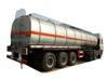 Tri Axles Trailer Tanker with Insulation Layer for Heat Bitumen, Liquid Asphalt, Coal Tar Oil, Crude Oil Transport Tank Capacity 30, 000L-45, 000liters 12wheels