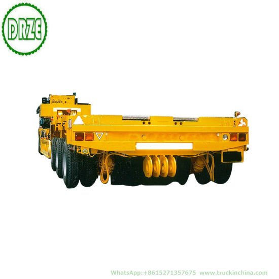 Customising Multi Axle Hydraulic Modular Low Bed Truck Trailer with Hydraulic Lifting and Steering Axle 108t-150t