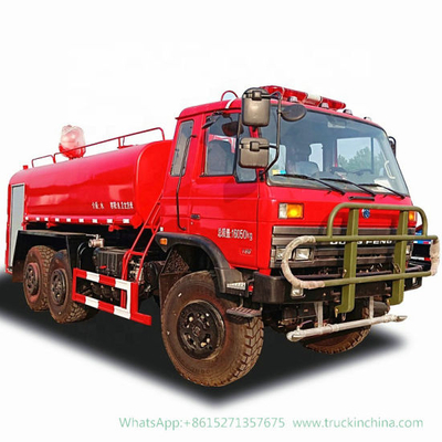 All Wheel Drive 6X6 Fire Water Tanker off Road Truck (Dongfeng Left Right Hand Drive) Water Tank 8000liters with Fire Montior, Fire Pump