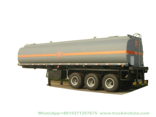 Customized Hydrochloric Acid Tanker 33t (Steel Lined Rubber Plastic LLDPE Chemical Liquid Tank Trailer)