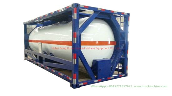 ISO 20feet Stainless Steel ISO Tank Container (For Edible Oil Liquid Food Alcohol Chili Sauce Transport )