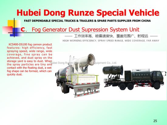 Fog Cannon with Fog Generator Dust Supression System Unit (Sprayer Water Mist 50m-200m Citywide Disinfection Cannon, Sterilization Spray Machine)