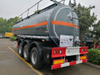 3 Axles Acid Tank Trailer for Sodium Hypochlorite Transport 29cbm Bleach