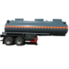 2 Axles PE Liner HCL Hydrochloric Acid Tanker Transport Trailer 3 Compartments 27MT