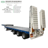 Customization Extendable Lowbed Trailer Multi Functional Gooseneck Hydraulic Combined