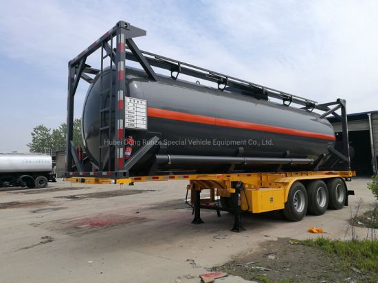 Customized Sodium Hypochlorite Tank Container 30FT Naclo (LDPE Lined Tank Container)