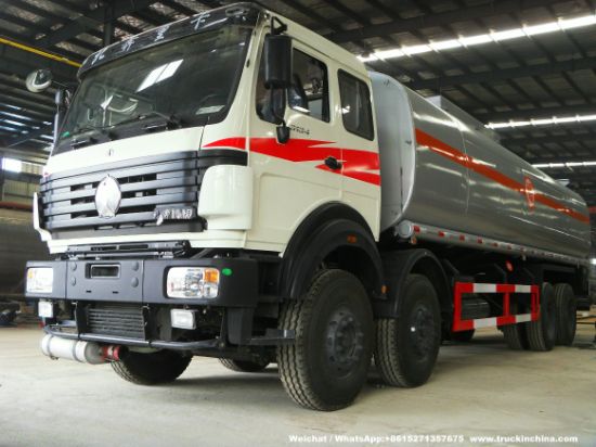 North Benz Tanker 33000 Liters Fuel Oil Tank Truck (8X4 Mobile Refueling Tanker)
