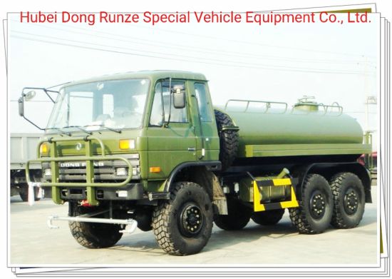 Dongfeng 6wd off Road Spray Water Sprinkler Truck 9tons (6X6 Tanker Bowser with Pump)