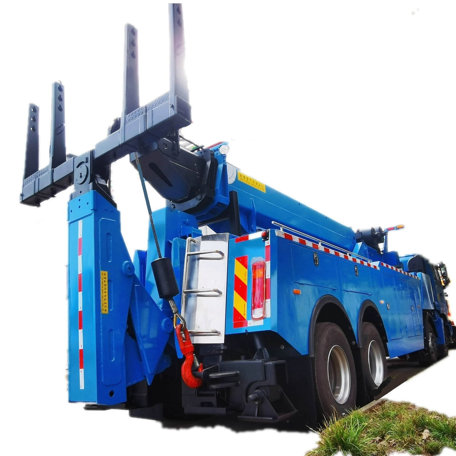 8x4 FOTON 3134 Rotator Recovery Truck Vehicle with Two Hydraulic Winch 250KN Towing 50T 