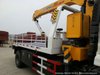 Flat Bed Wrecker with Loading Crane for Car Recovery on Road (5T -6T Crane Car carrier)