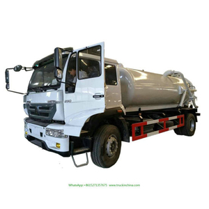 HOWO 8~10 Cbm Septik Tank Vacuum Suction Sewage Tanker Truck for Africa Cesspit Emptier