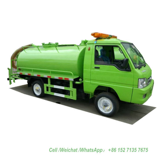 Forland 3000liters Septic Tank Vacuum Trucks (4X2 RHD Vacuum Tanker for Wast Water Sewage)