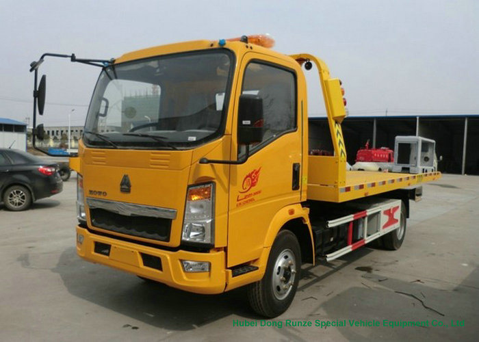 Sinotruk Howo Ton Wrecker Flatbed Tow Truck For Recovery Truck Lhd Rhd