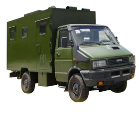 Mobile 1000 L Water Purification Vehicle Mounted on IVECO