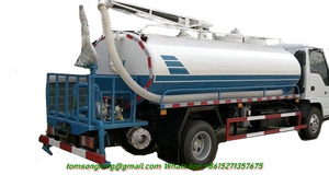 ISUZU Septic Emptier Vacuum Tanker Truck 10,000Litres Sewage with Water Bowser Multifunction