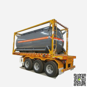 20FT ISO Tank Container 18 -21CBM HCl (max 35%), NaOH (max 50%), NaCLO (max 10%)