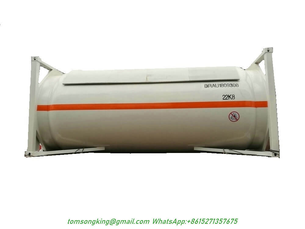  NH3 ISO Tank Container 20FT 24000L Anhydrous Liquid Ammonia IsoTank