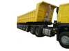 6 Axles Tipper Trailer For 100 Ton Mangenese And Bouxite Ores Transport