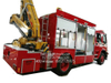 ISUZU FVR Emergency Rescue Truck monuted with XCMG SQ5ZK2 5T crane Customizing 