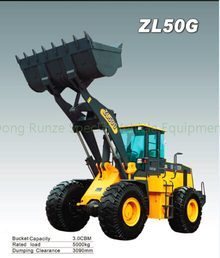 5 Ton XCMG Wheel Loader ZL50GN export to Ghana price