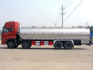 Dongfeng Tianlong 30cbm Insulated Milk Truck Stainless Steel Tanker 