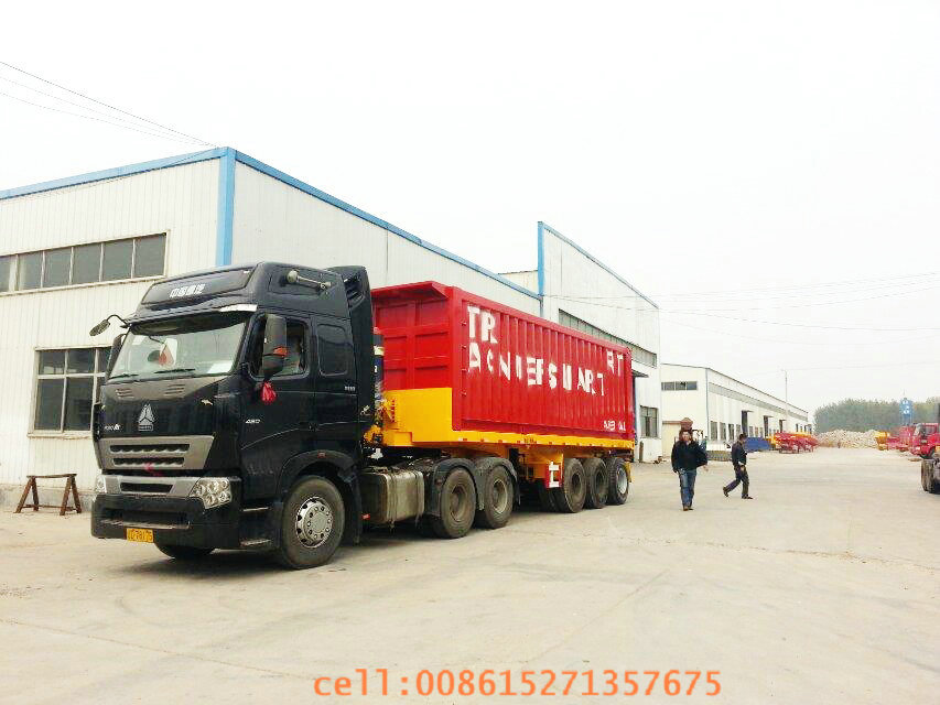 40 Ft. Container Tipping Semi-Trailer Customization