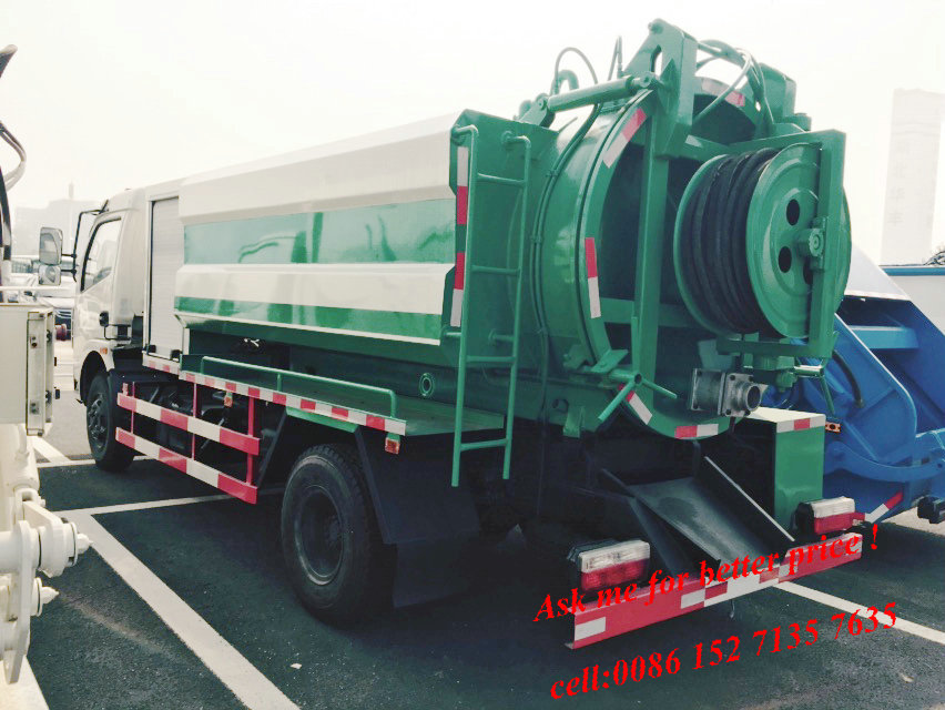 Dongfeng Mini High Pressure Cleaning Truck(4-5m3)