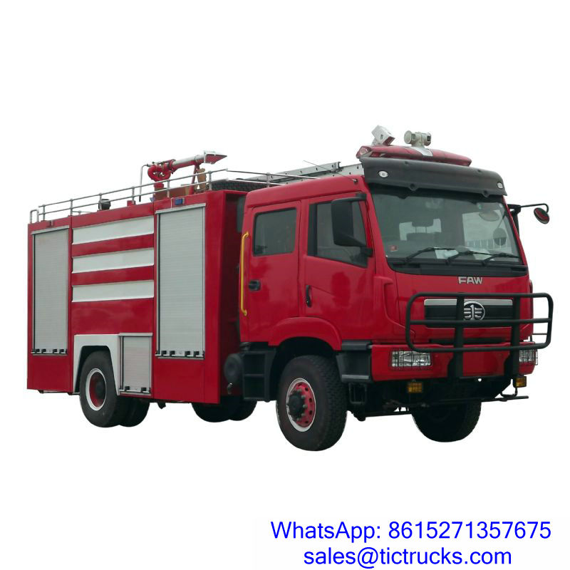 FAW Fire Pump Truck 8000L 260HP