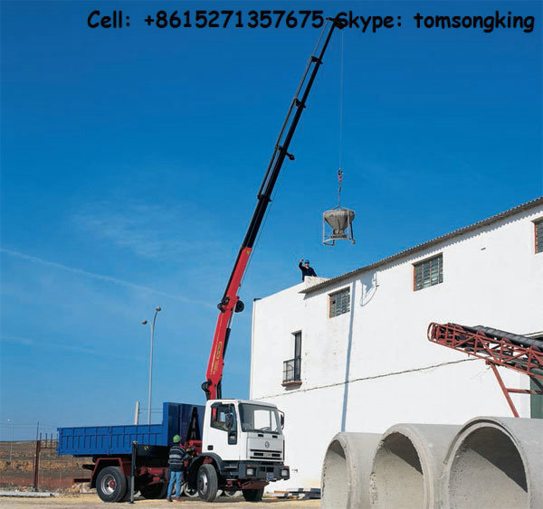 Cargo Truck Mounted Crane Palfinger 4x4 chassis