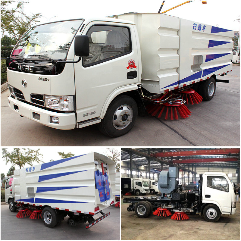 Durable Dongfeng DFAC 4x2 Light Sweeper Truck