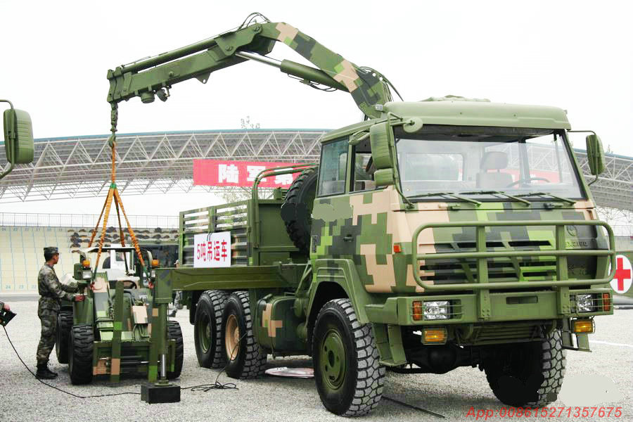 STEYR 6x6 Military Truck off road truck crane