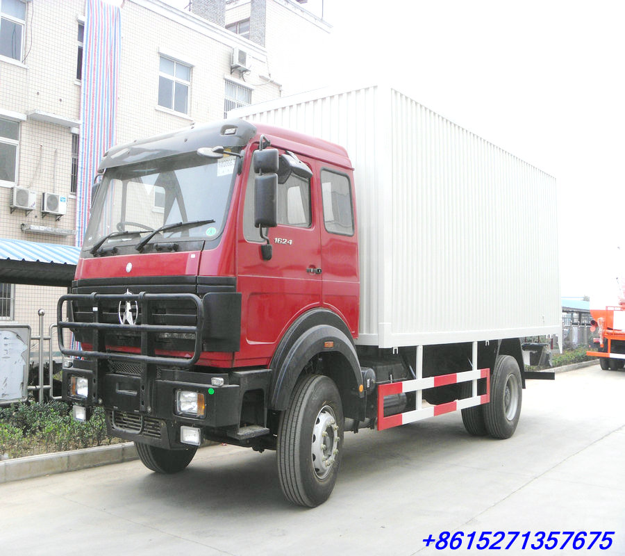 Beiben 1624 Van Cargo truck