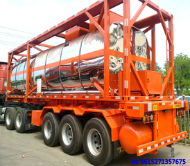 40ft Asphalt Crude Oil Tank Container Stainless Steel