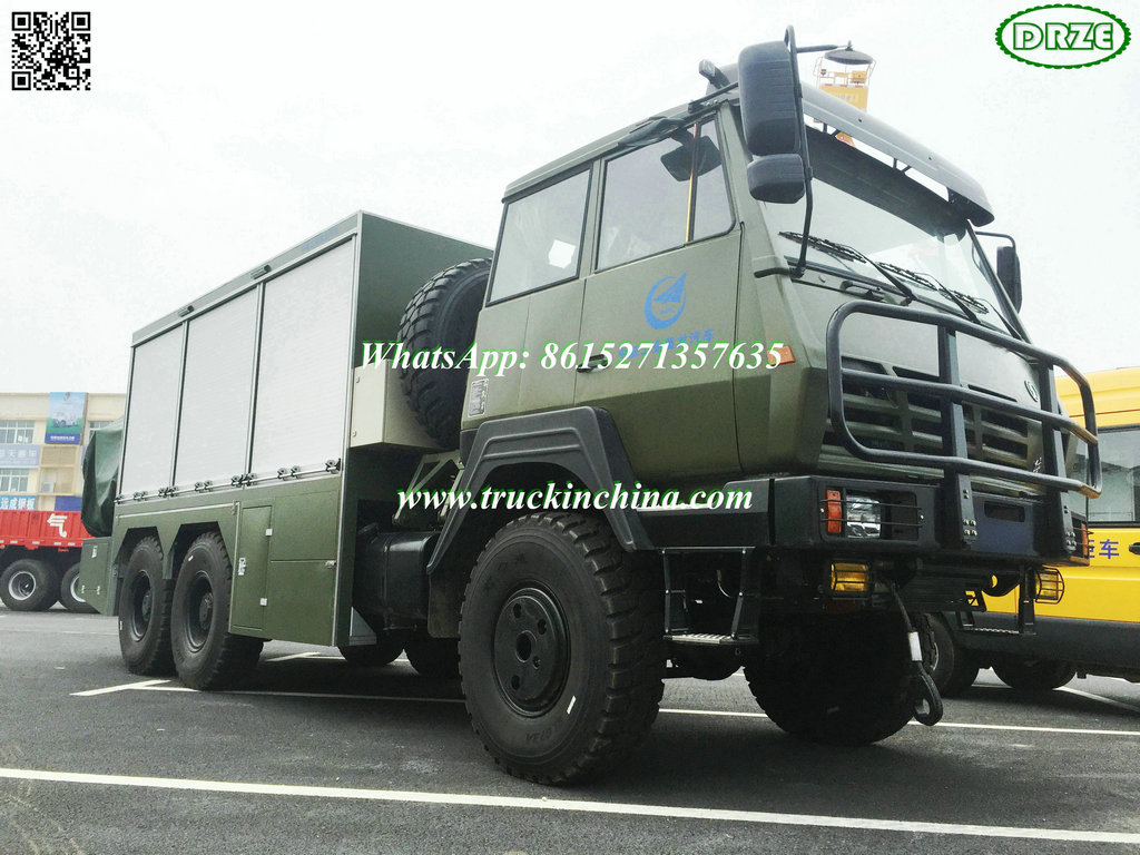 SHACMAN -Steyr SX2190 Military Truck 6x6 Rescue Vehicle with HIRB Crane